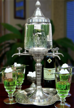 Metal And Glass Absinthe Fountain